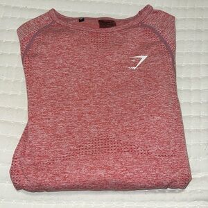Pink Gymshark Shirt- size M